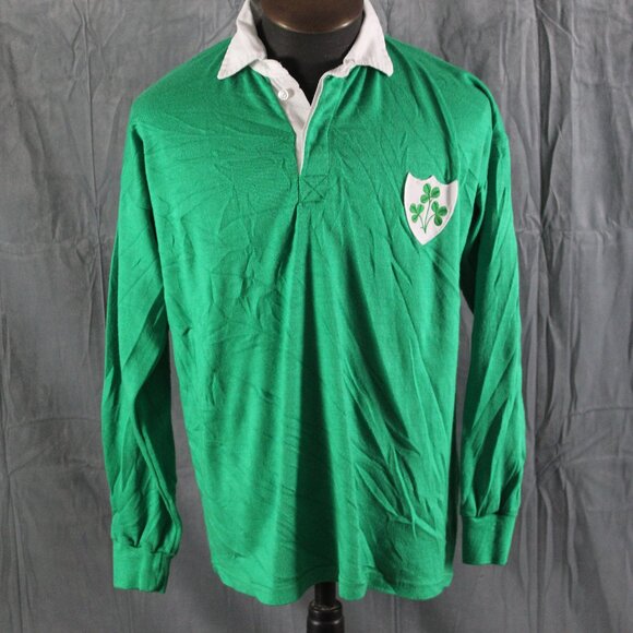 Team Ireland Rugby Jersey - Connolly Classics 1980s Throwback - Men's 2XL - Picture 1 of 7